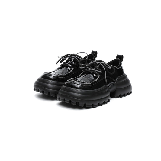 Tokyo High Platform Patent Lace Ups-1