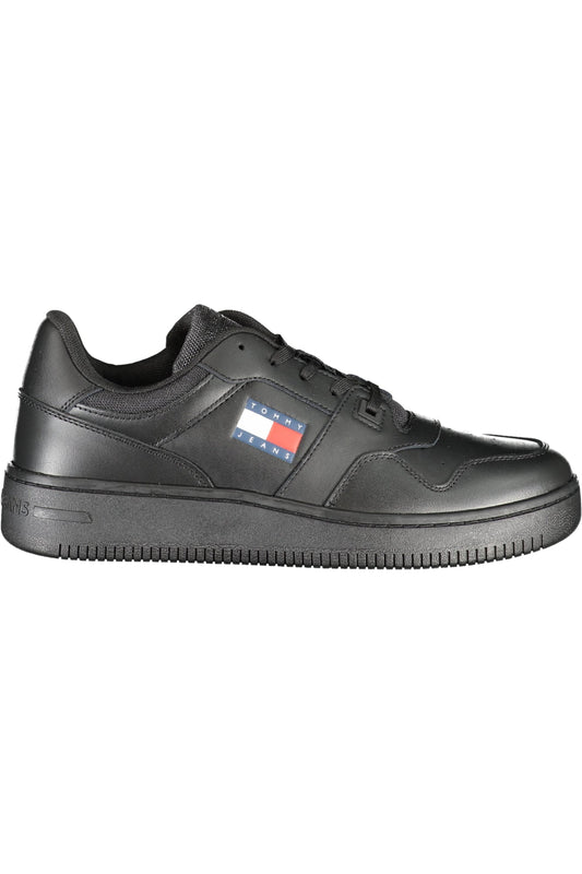 TOMMY HILFIGER BLACK MEN'S SPORTS SHOES